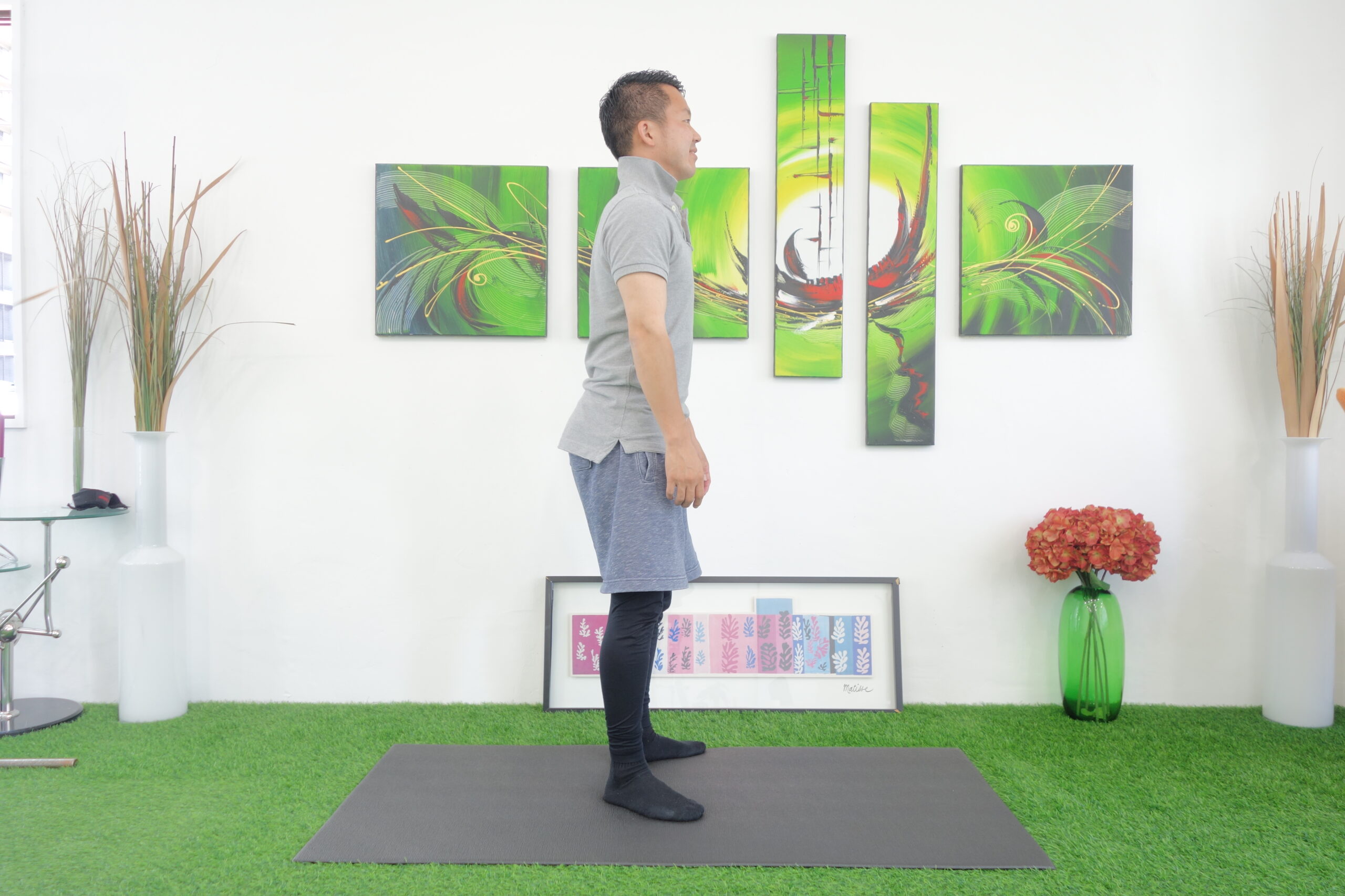 プランクをした後の姿勢