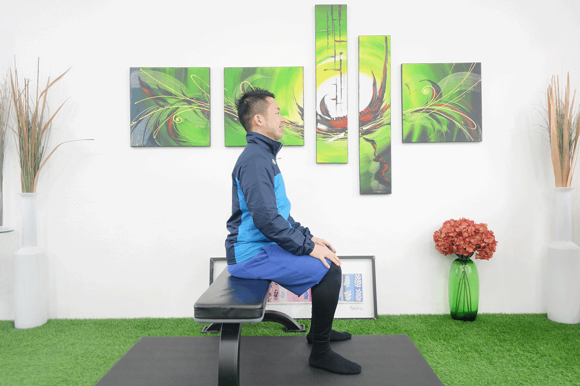 椅子からの立ち上がり手順