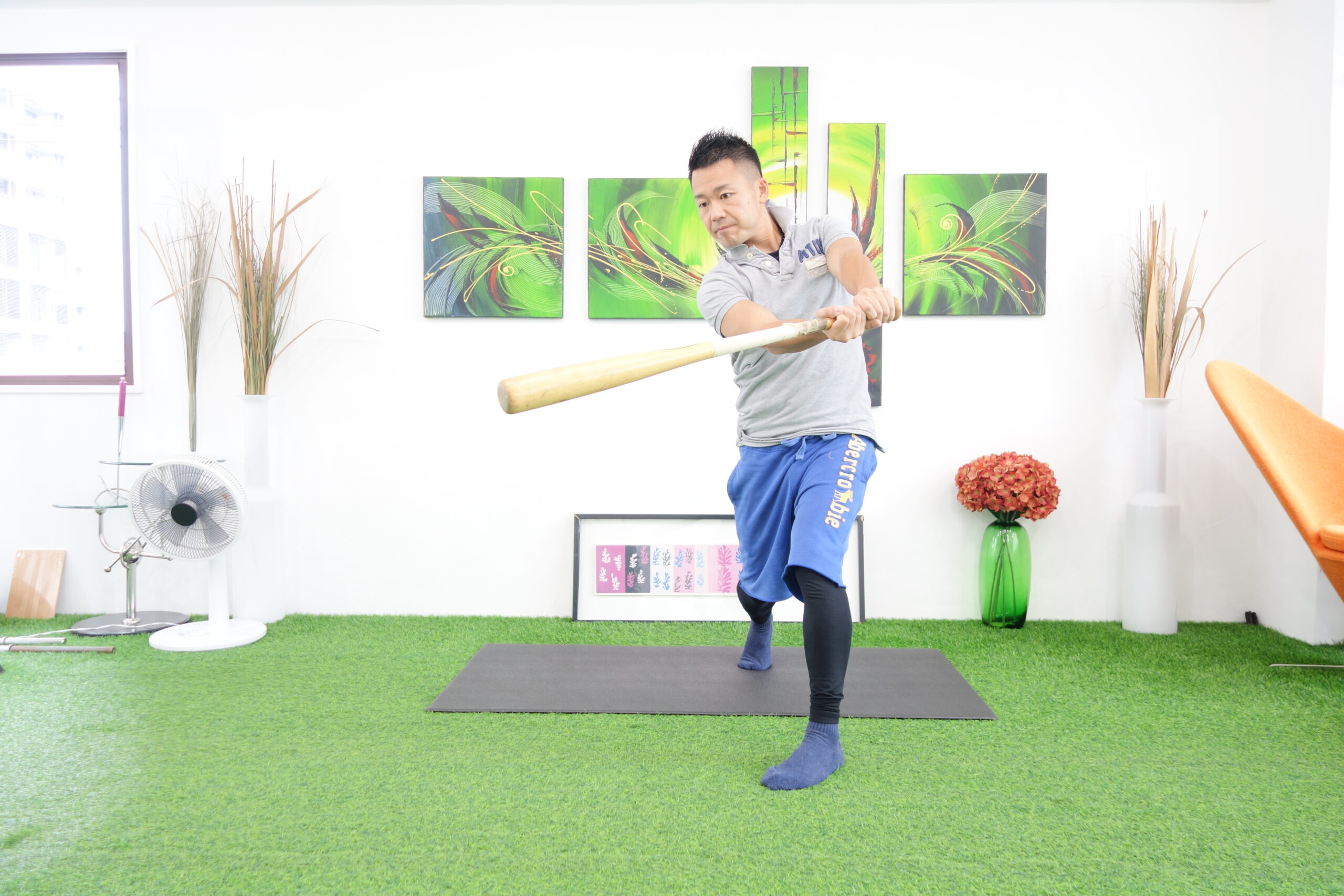 正面から適切なインパクトを迎えた状態