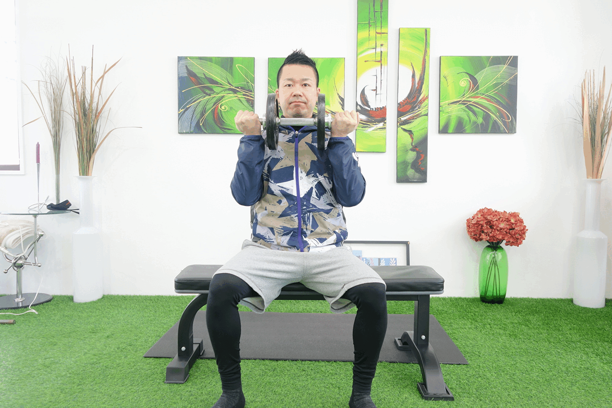 ダンベルローテーション