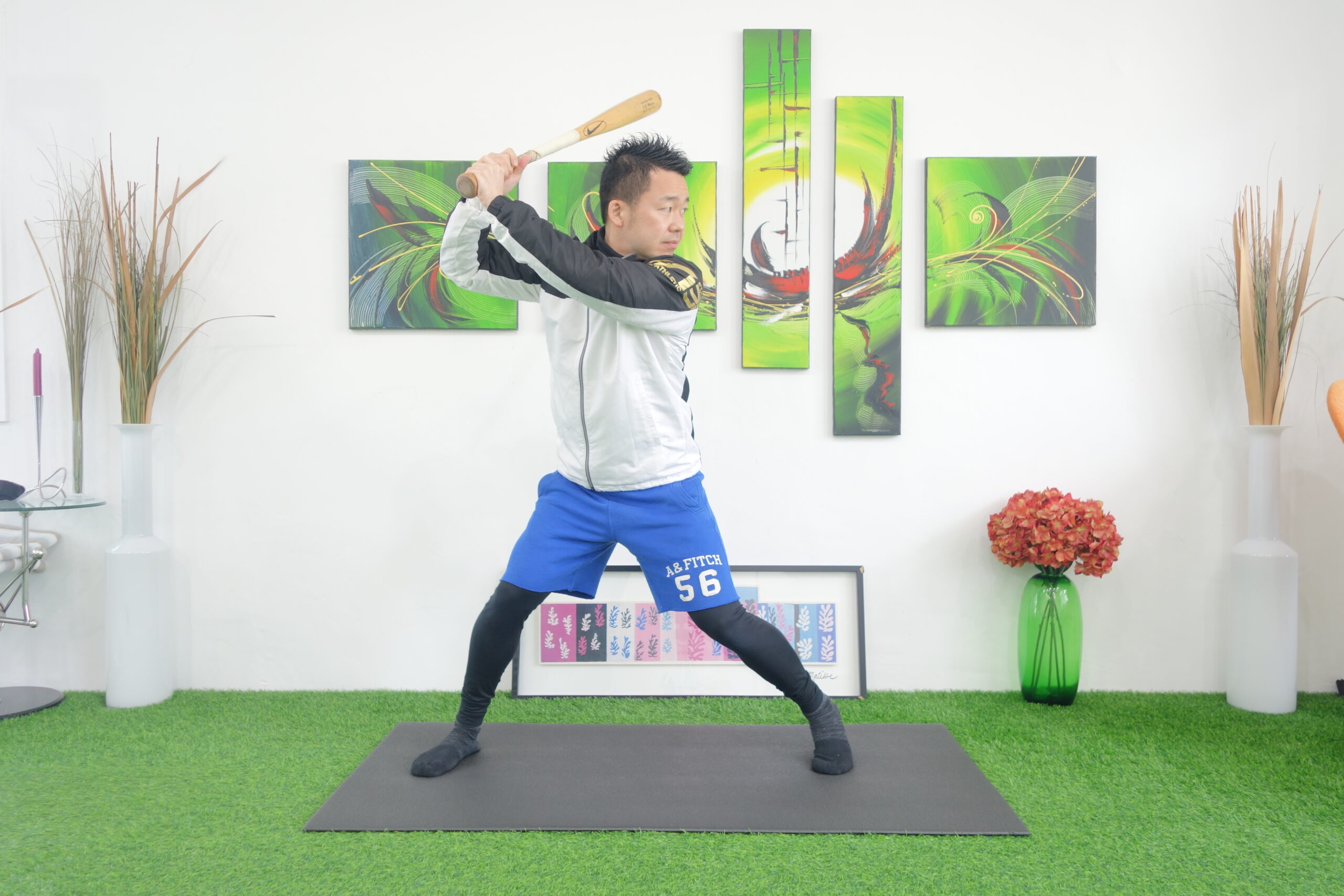 打者の体重移動