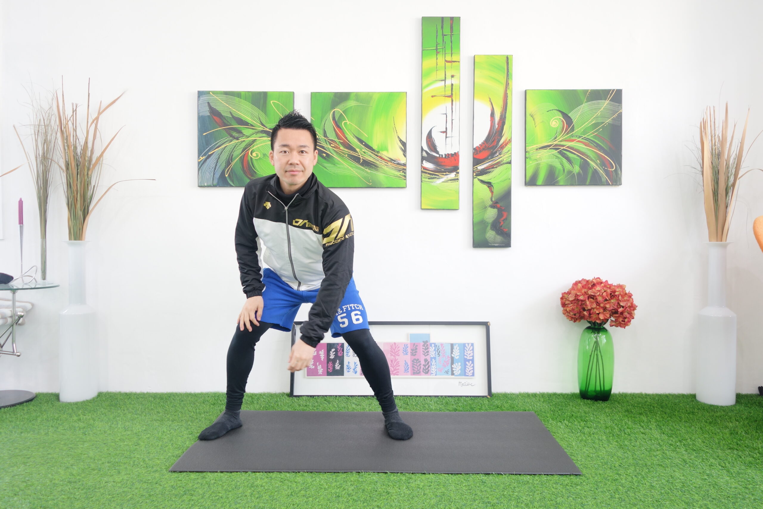 ランナーの構え