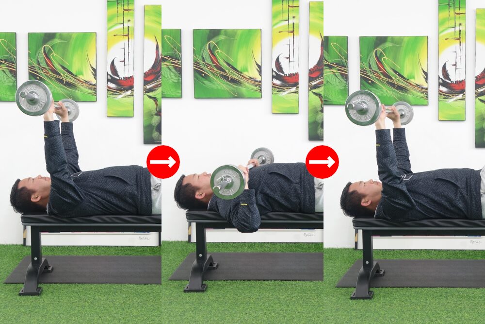 高重量でベンチプレス