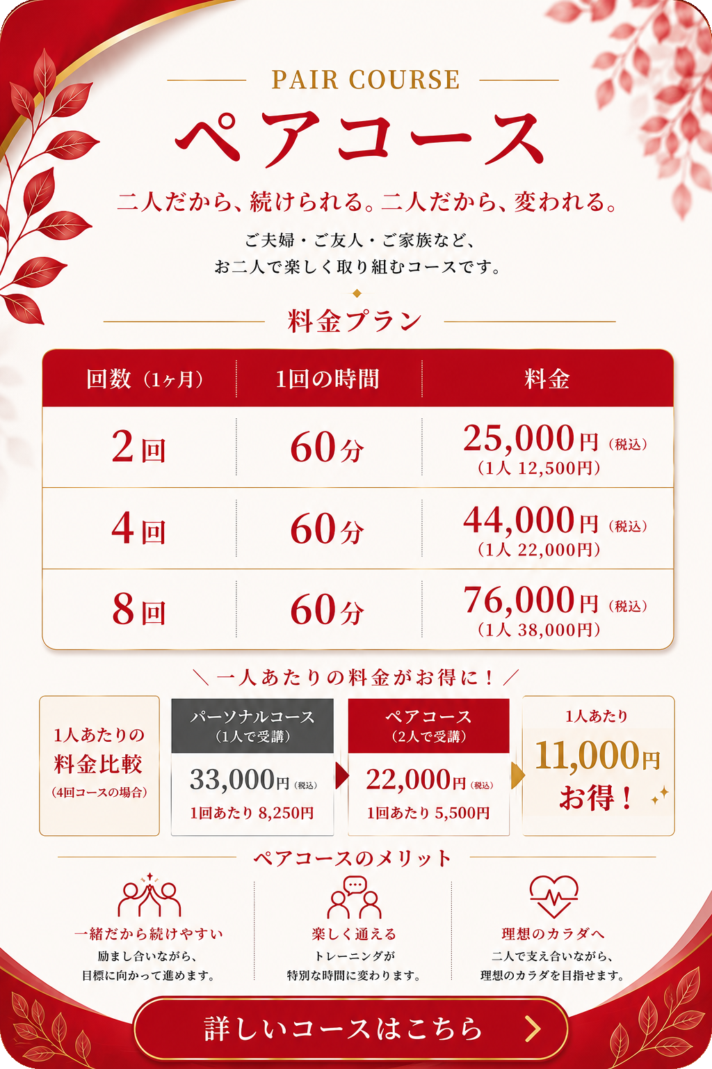 ペアコース