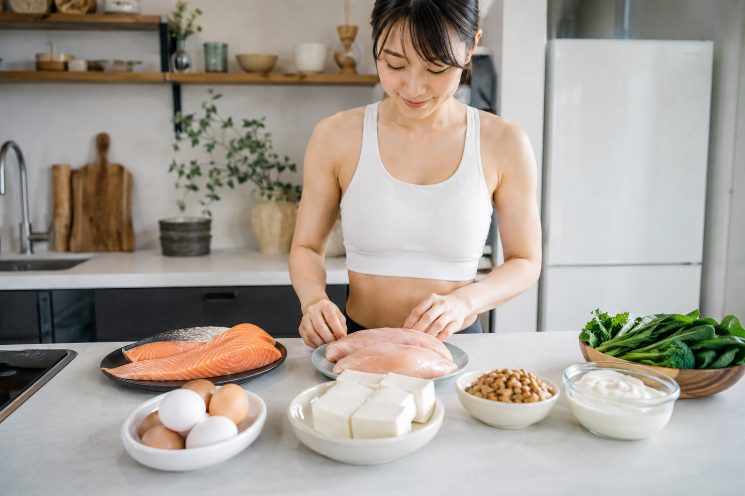 脚の脂肪が気になる方の食事方法